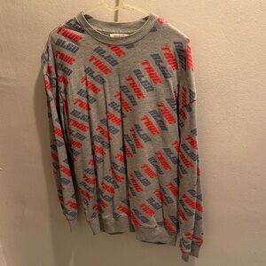 True Religion Gray Crewneck Sweater